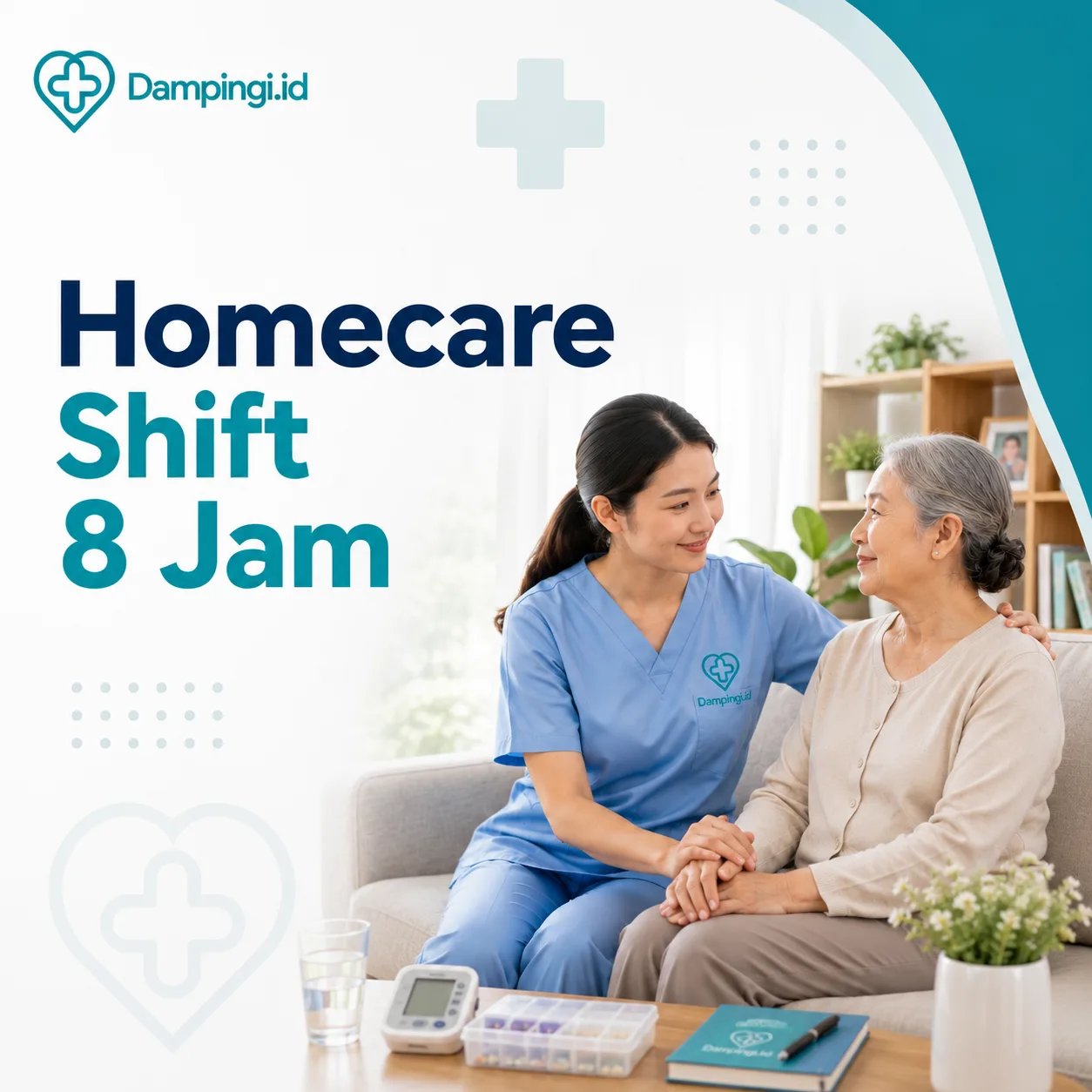 Sewa Homecare Shift 8 jam Dampingi.id di Padang | Dampingi